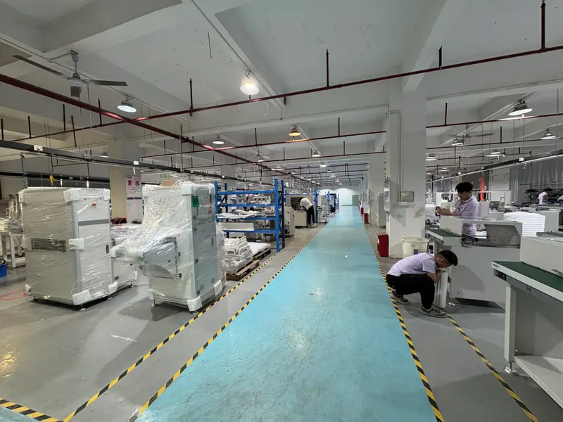 Warehouse stock and packing area
