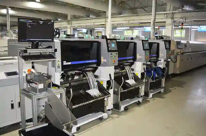 Consumer electronics SMT line in Vietnam
